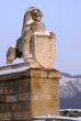 Statue of Lion With Shield