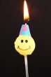 Smiley face candle