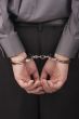 Arrested in handcuffs