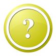 yellow question mark round button