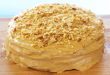 Caramel medovik cake