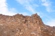 Ancient wall next to Trajan temple in Pergamon Turkey