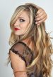 Portrait of beautiful blonde woman