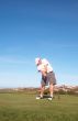 Golfer on the tee box