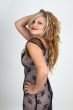Portrait of beautiful blonde woman