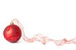 Red Christmas bauble