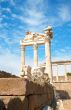 Trajan temple in Pergamon Turkey