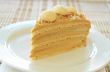 Caramel medovik cake