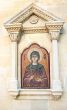 Agia Paraskevi icon on old Cyprus church