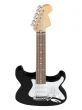 Black electric guitar