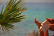 relax on the beach