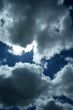 Blue sky with white clouds background