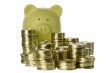 Piggy Bank and Coins