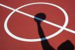 Shadow Basketball player jump ball