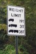 Truck Weight Limit Sign