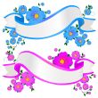 Floral banners