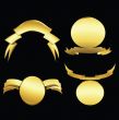 Gold emblems 