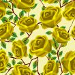 Yellow roses pattern