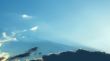 Cloudscape with sun rays