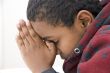 A Young kid praying