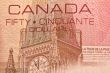 Peace Tower on 50 dollar bill