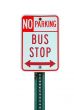 Bus stop sign