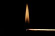 match with flame
