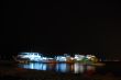 illuminated boat