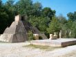 pyramid in a attraction park