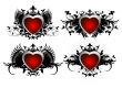 ornate hearts