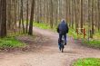 Old man riding a bicycle - II