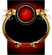  clocks with floral elements