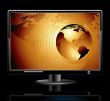  LCD panel with world background