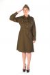 The girl in the military form