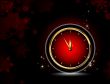 clocks with christmas background