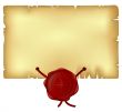 paper with wax seal