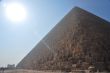 pyramid with sun