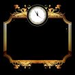 clocks with floral elements