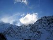 Clouds over the mountans