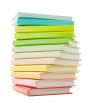Stack of the books laying isolated