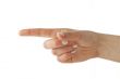 Woman gesturing direction