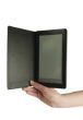 Hand holding an ebook reader