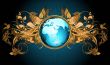 world with ornate