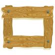 wooden frame