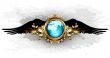 world with ornate frame