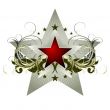  star with ornate elements