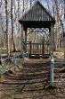 Old wooden arbour