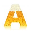 alphabet beer A