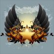 star with ornate elements