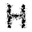 alphabet ink H
